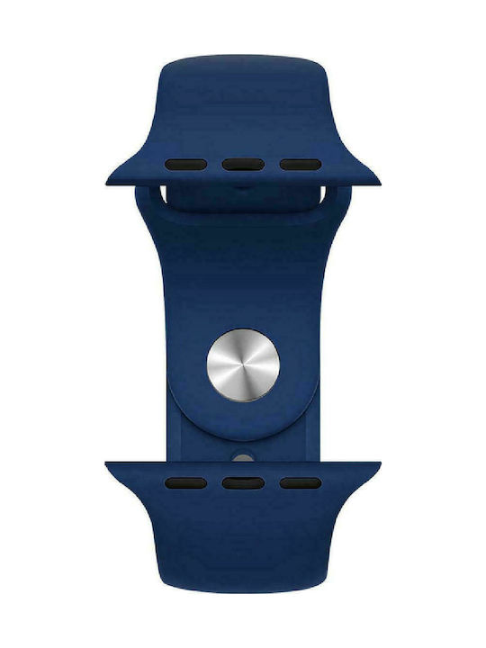 Rockrose Rough Jade Strap Silicone with Pin Blu...