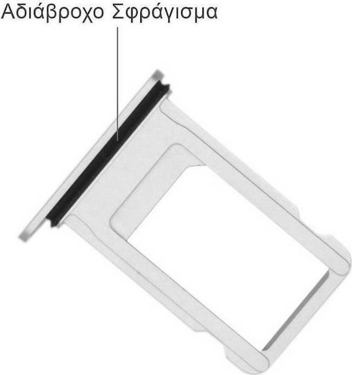 Sim-Kartenhalterung Silber iPhone 8 Plus