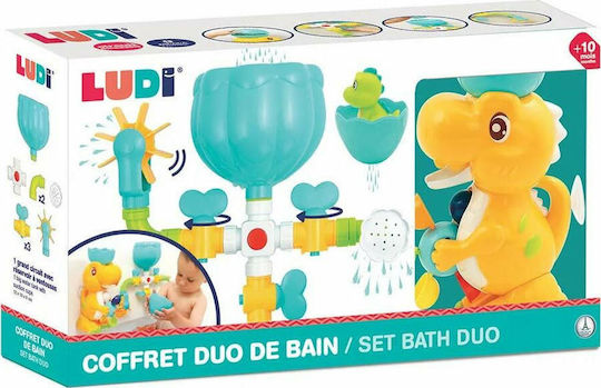 Ludi Bath Play Set - Water Circuit Dinosaur Bath Toy for 12++ Months 40071