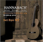 Hannabach Set of Nylon Strings for Classic Guitar 890 Classical 1/2