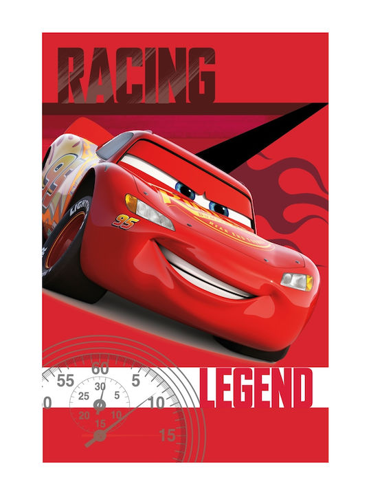 Dimcol Κουβέρτα Κούνιας Cars 12 Fleece Κόκκινη ...
