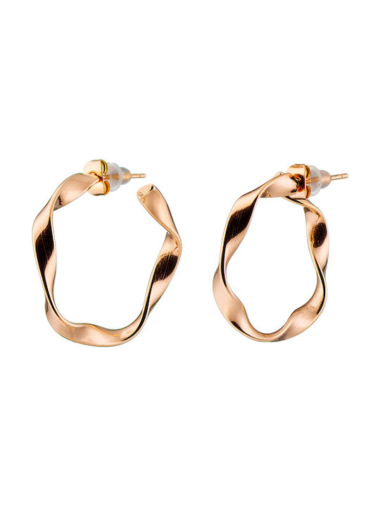 Bode Earrings Hoops made of Steel Gold Plated