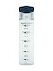 Ecolife Smash Slim Πλαστικό Παγούρι 650ml Διάφανο