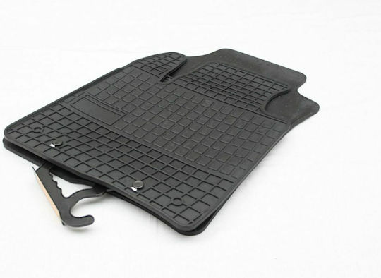 Frogum Set of Front and Rear Mats 4pcs for Fiat Panda 2011 Black