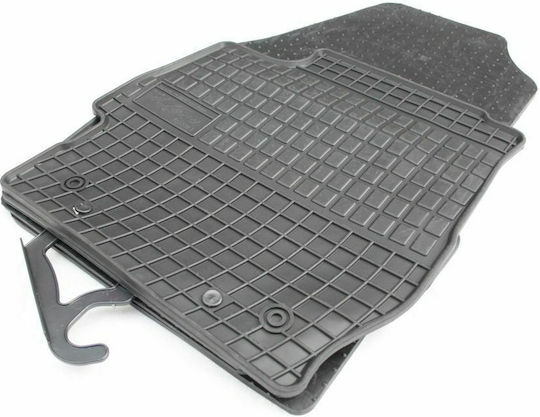 Frogum Set of Front and Rear Mats 4pcs for Ford Ka 2016 Black