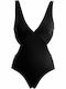 SugarFree One-Piece Swimsuit with Cutouts Black