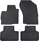 Petex Set of Front and Rear Mats 4pcs for Peugeot 4008 2012+ Black