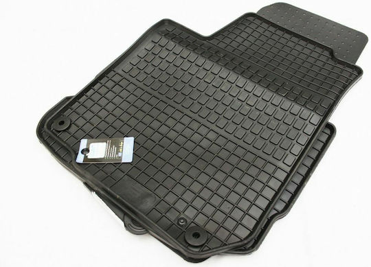 Petex Satz Vorder- und Hintermatten 4Stück aus Gummi für Seat Leon / Toledo 1999-2005 Schwarz