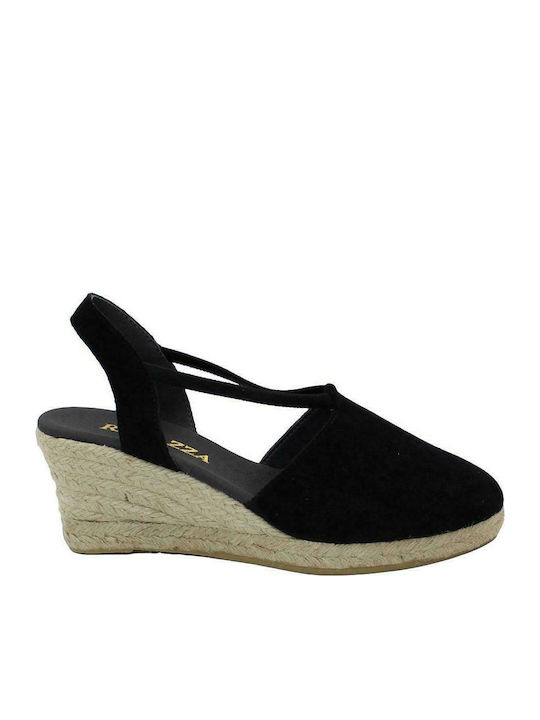 Ragazza Women's Suede Platform Shoes Μαύρο