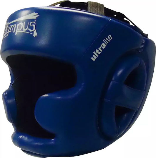 Olympus Sport Ultra Lite Adult Full Face Boxing Headgear Synthetic Leather Blue