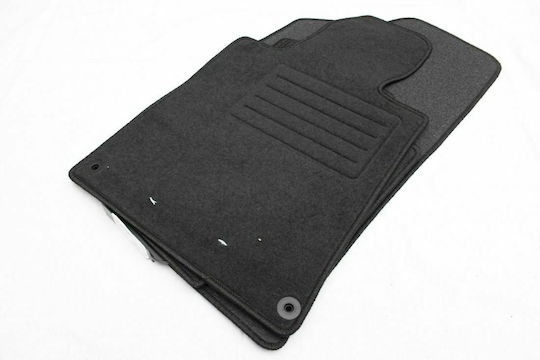 Petex Set of Front and Rear Mats 4pcs for Peugeot 508 2011+ Black