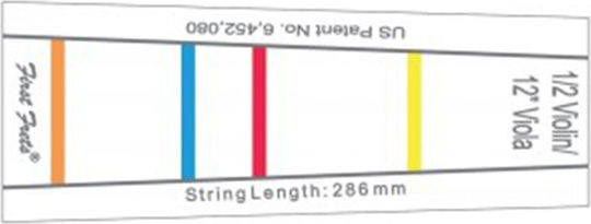 Gewa Помощно Учебно Средство Fingerboard Marking First Fret