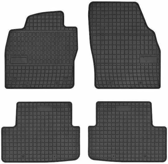 Frogum Satz Vorder- und Hintermatten 4Stück aus Gummi für Seat Ibiza 2017+ Schwarz