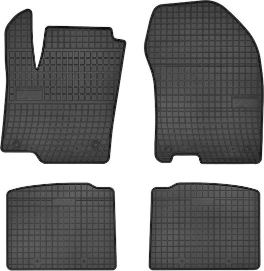 Frogum Σετ Μπροστινά και Πίσω Πατάκια 4τμχ για Suzuki SX4 S-Cross 2013 Μαύρα