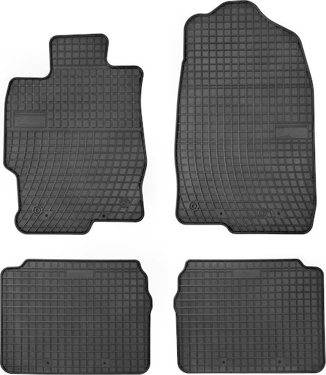 Frogum Set of Front and Rear Mats 4pcs for Mazda 6 2008-2013 Black
