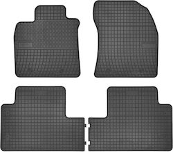 Frogum Set of Front and Rear Mats 4pcs from Rubber for Toyota Avensis Black