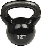 Liga Sport Black Vinyl Kettlebell 12kg