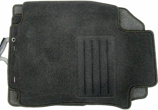 Petex Set of Front and Rear Mats 4pcs for Nissan Tiida 2008-2012 Black