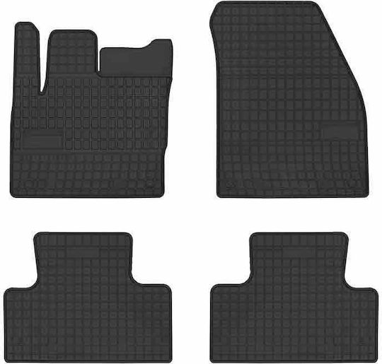 Frogum Σετ Μπροστινά και Πίσω Πατάκια 4τμχ για Land Rover Range Rover Evoque 2011 Μαύρα