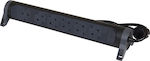 Legrand 6-Outlet Power Strip 1.5m Black