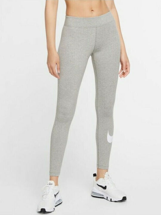 Nike Essential Mid-Rise Swoosh Women's Long Legging Gray CZ8530-063