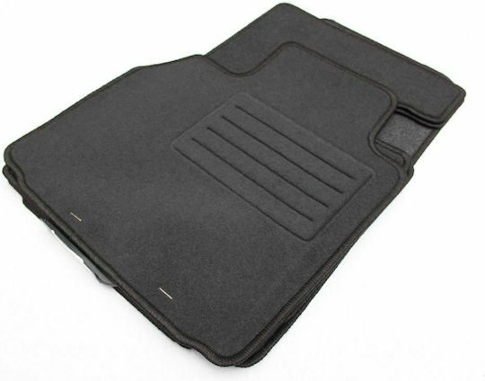 Petex Set of Front and Rear Mats 4pcs for Renault Scenic 2009+ Black