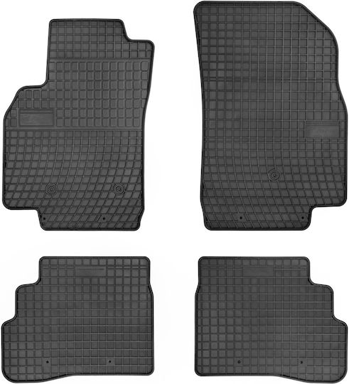 Frogum Set of Front and Rear Mats 4pcs for Opel Karl 2015 Black