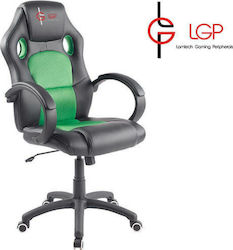 Lamtech LGP Kronos Καρέκλα Gaming Δερματίνης Πράσινη