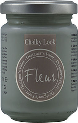 Fleur Chalky Look Χρώμα Κιμωλίας F75 Smoky Γκρι 130ml