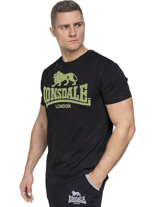 Lonsdale T-shirt Black / Khaki