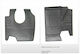 Frogum Front Mats 2pcs for Mercedes-Benz Axor 1999+ Black