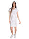 Liu Jo Beachwear Va1J04 Abito Jersey T.unita Lj Lj Studs Γυναικειο Φορεμα Λευκο