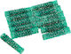 Niobe Professional 358 Rollers Wire Mesh Roller 13mm in Green Color 12pcs