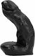 All Black Ρεαλιστικό Dildo με Όρχεις Μαύρο 15cm