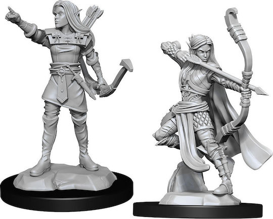 WizKids Dungeons & Dragons Nolzur's Marvelous Miniatures Unbemalte Figur Elf Ranger Weiblich - Welle 13