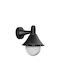 Adeleq Wall-Mounted Outdoor Light with Shade IP44 E27 Black