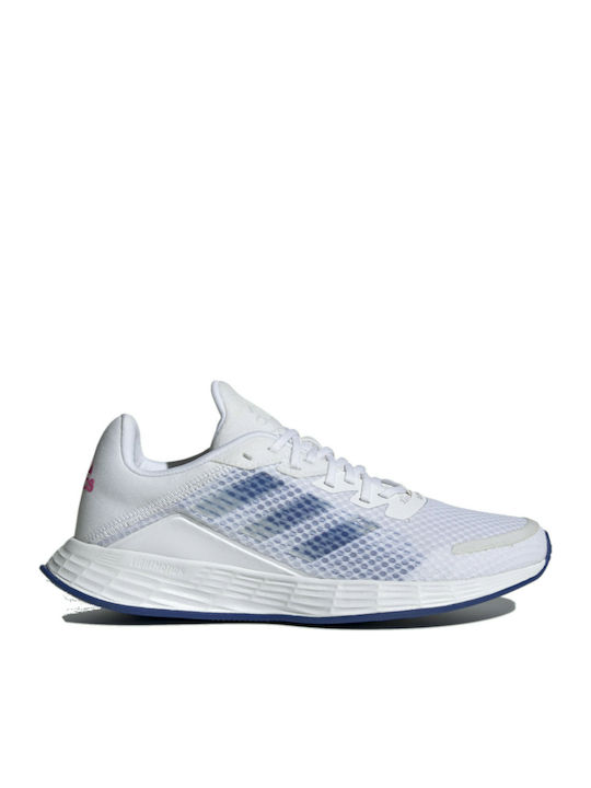 Adidas Duramo SL Γυναικεία Αθλητικά Παπούτσια Running Cloud White / Screaming Pink / Dash Grey