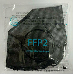 Tiexiong Disposable Protective Mask FFP2 Black 100pcs