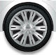 4Racing Σετ Τάσια Αυτοκινήτου Giga 4τμχ 14" Ασημί