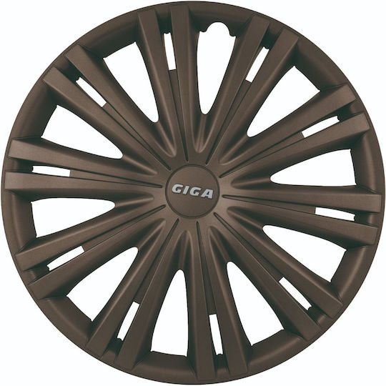 4Racing Σετ Τάσια Αυτοκινήτου Giga 4τμχ 14" Γκρι
