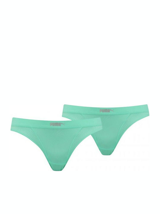 Damen Slip 2Pack Türkis