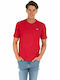 Lacoste Technical Jersey Ανδρικό Αθλητικό T-shirt Κοντομάνικο Κόκκινο