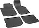 Rigum Set of Front and Rear Mats 4pcs for Skoda Octavia 1997-2003 Black