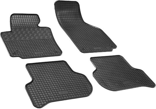 Rigum Set of Front and Rear Mats 4pcs for Seat Altea Volkswagen Golf Plus 2005-2009 Black