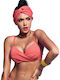 Bluepoint Underwire Bikini Bra with Adjustable Straps Pink