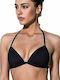Bikini Triangle B Cup With Padding Black