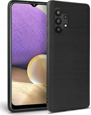 Tech-Protect Icon Silicone Back Cover Black (Galaxy A32 5G)