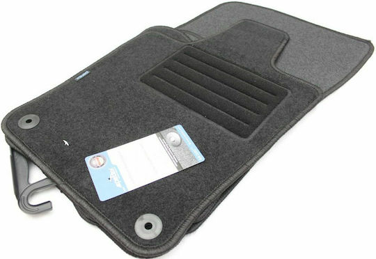Petex Set of Front and Rear Mats 4pcs for Porsche Panamera 2009-2019 Black