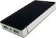 PowerNeed P10000B Power Bank 10000mAh με 2 Θύρες USB-A Μαύρο