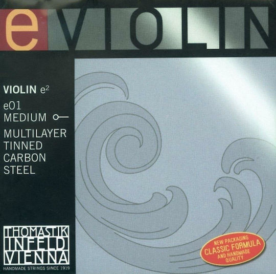 Thomastik Single Carbon String for Violin 4/4 Special E-String 4/4 Medium